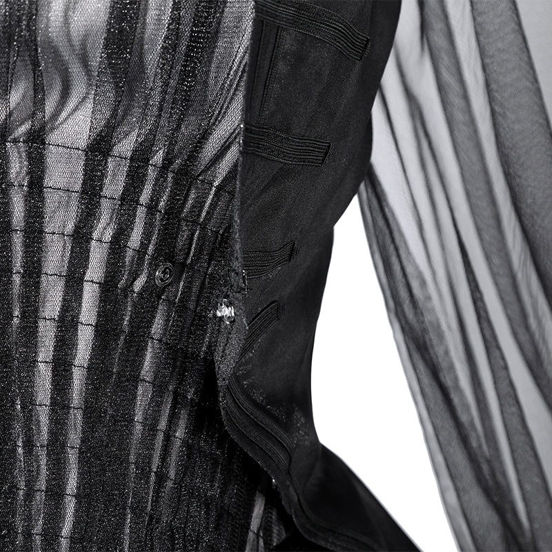 Wednesday Season 2 Wednesday Black Dance Mesh Dress Cosplay Costume ACcosplay