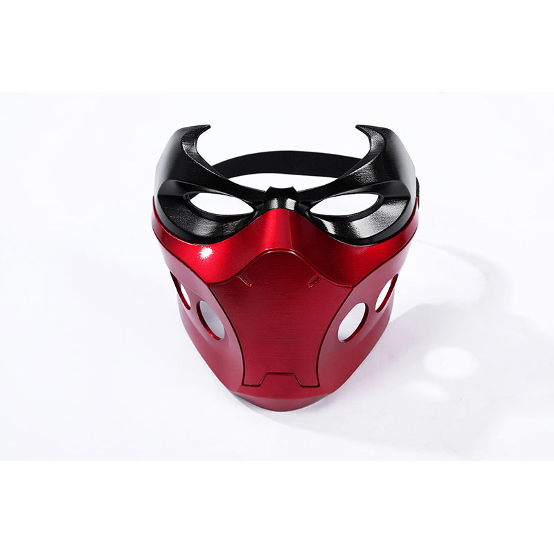 Red Hood Jason Todd Rebirth Cosplay Costume Red Leather Halloween Suit ACcosplay
