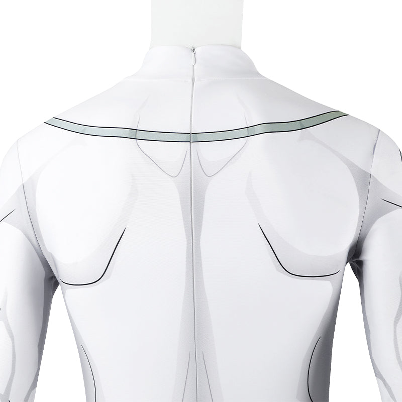 Invincible Mark Grayson Viltrumite Cosplay Costume White Jumpsuit with Apron ACcosplay
