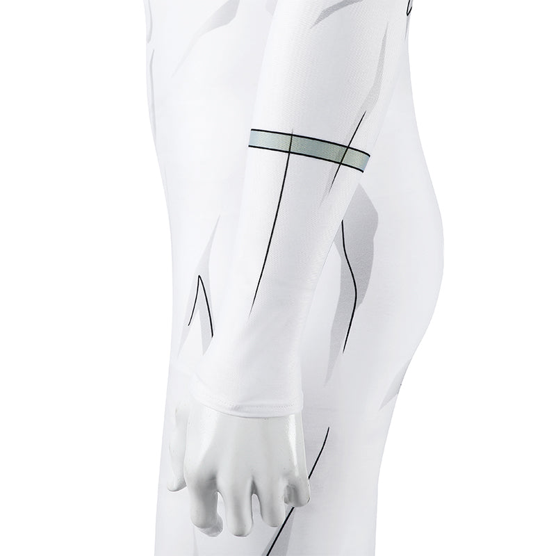 Invincible Mark Grayson Viltrumite Cosplay Costume White Jumpsuit with Apron ACcosplay