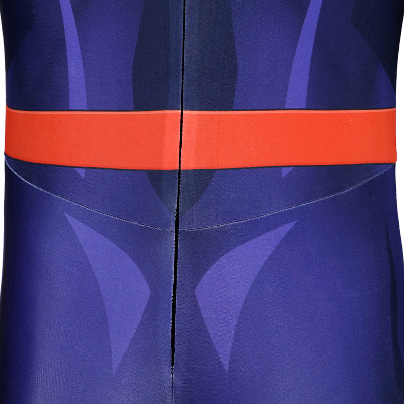 DC The New 52 Superman Clark Kent Superhero Cosplay Costume Print Jumpsuit Cloak ACcosplay