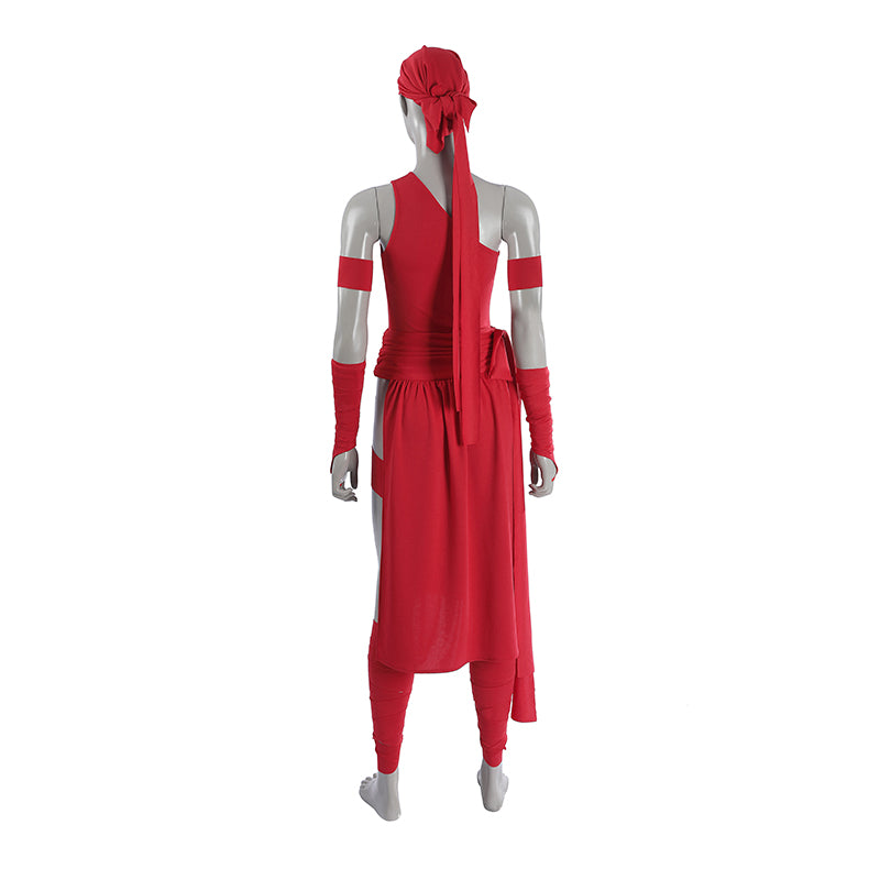 Elektra Natchios Cosplay Costume Daredevil Comics Red Ninja Halloween Outfit ACcosplay