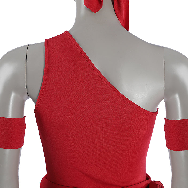 Elektra Natchios Cosplay Costume Daredevil Comics Red Ninja Halloween Outfit ACcosplay