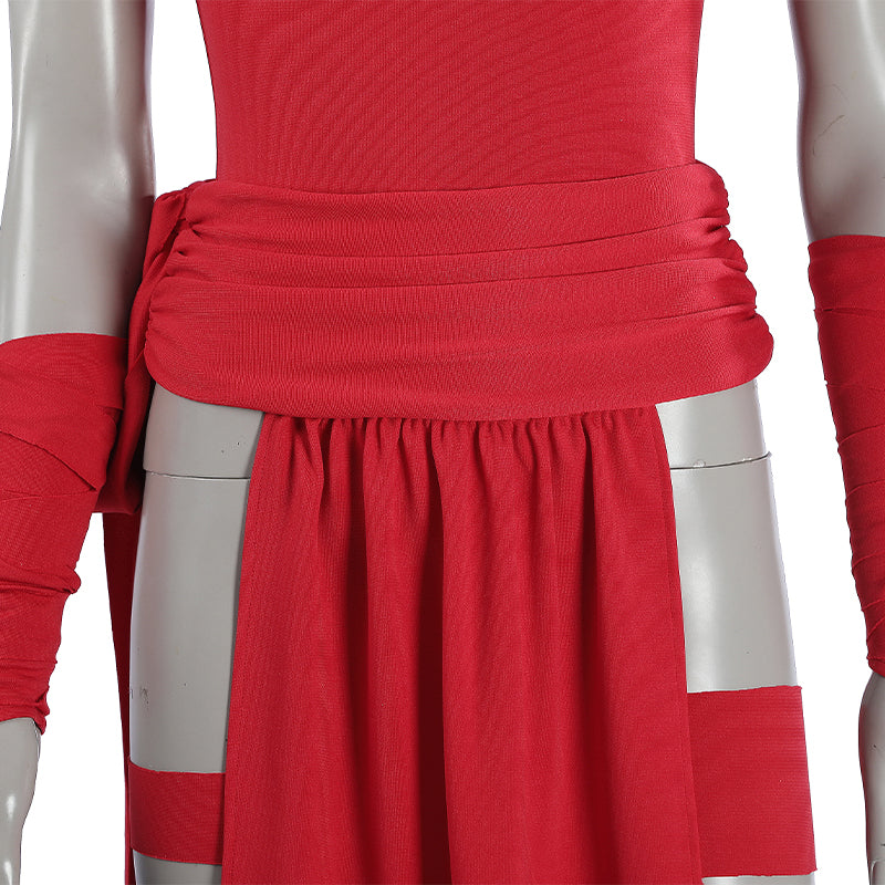 Elektra Natchios Cosplay Costume Daredevil Comics Red Ninja Halloween Outfit ACcosplay