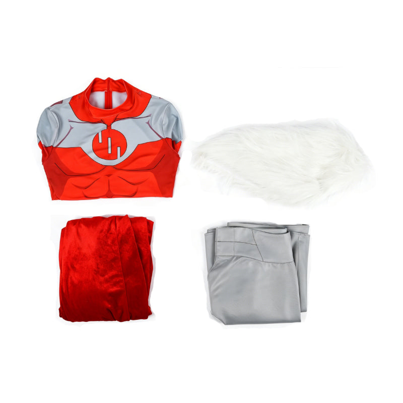Ver2 Invincible Season 4 Thragg Cosplay Costume Cape With Fur Collar ACcosplay
