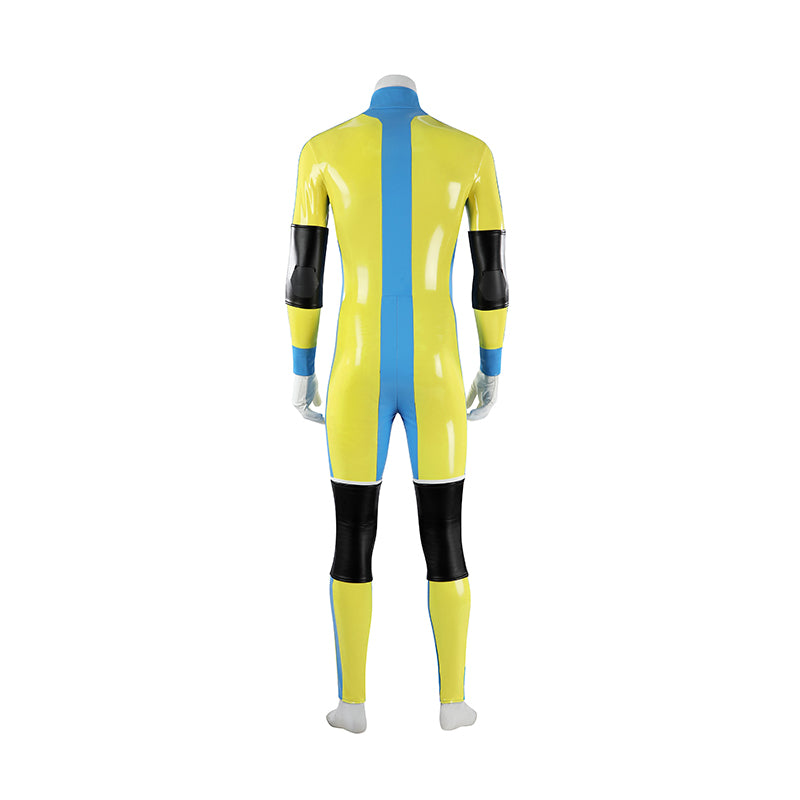 Dispatch Waterboy Cosplay Costume Yellow Leather Halloween Suit ACcosplay