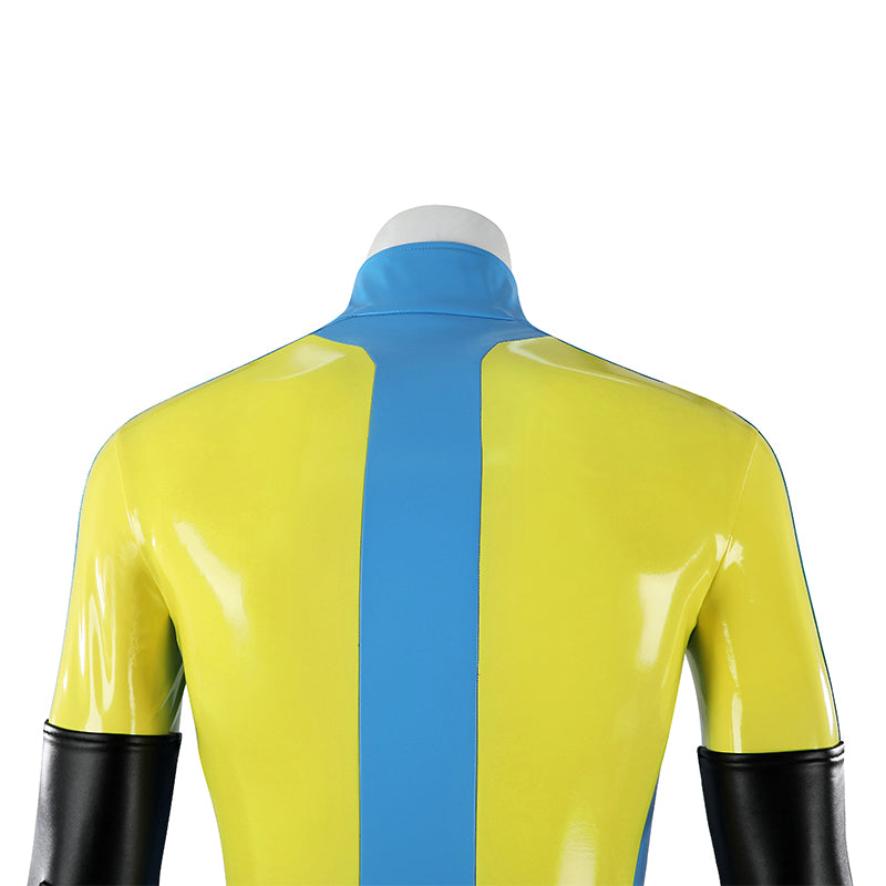 Dispatch Waterboy Cosplay Costume Yellow Leather Halloween Suit ACcosplay