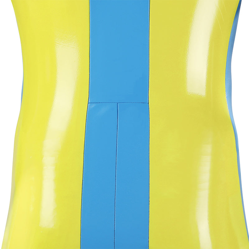 Dispatch Waterboy Cosplay Costume Yellow Leather Halloween Suit ACcosplay