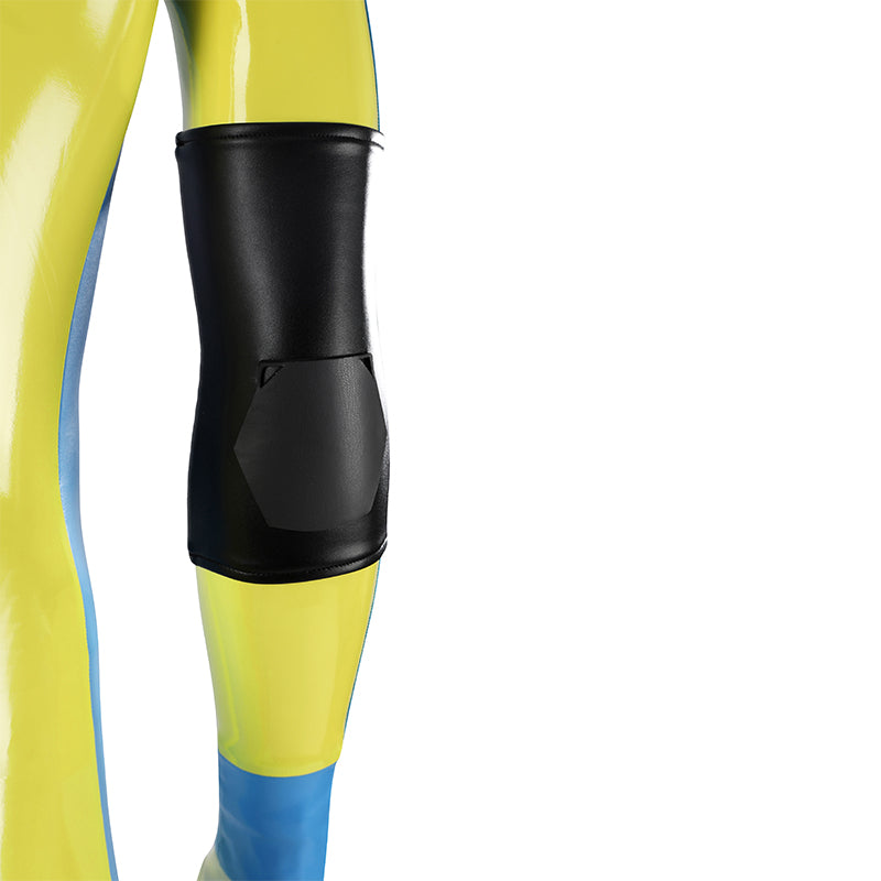 Dispatch Waterboy Cosplay Costume Yellow Leather Halloween Suit ACcosplay