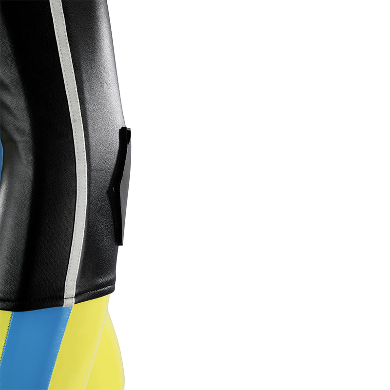 Dispatch Waterboy Cosplay Costume Yellow Leather Halloween Suit ACcosplay