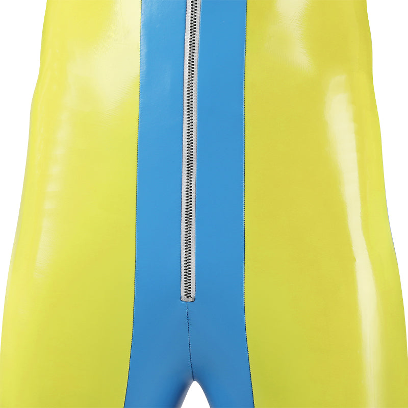 Dispatch Waterboy Cosplay Costume Yellow Leather Halloween Suit ACcosplay