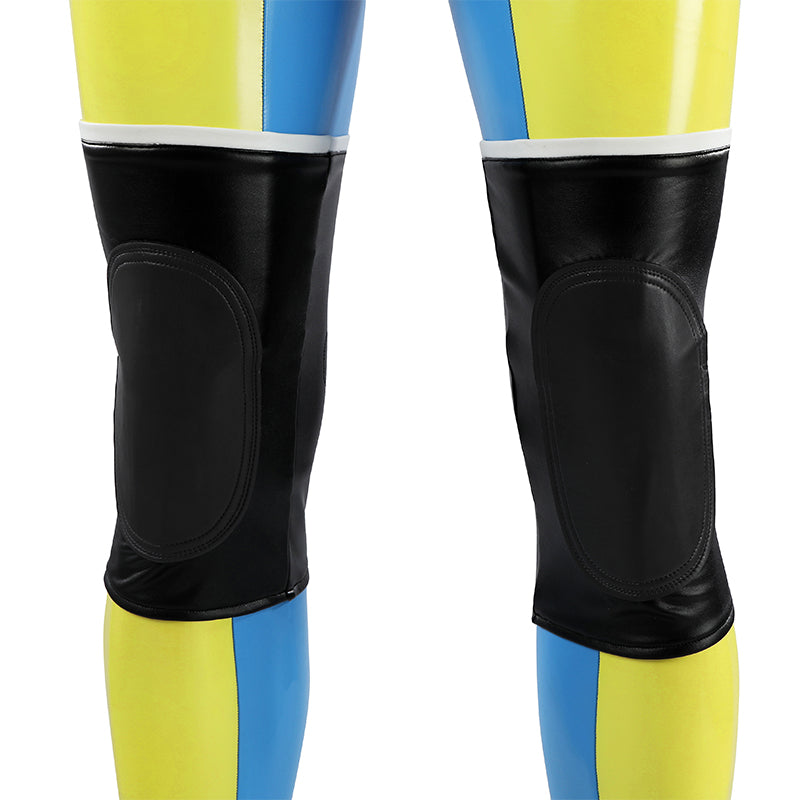 Dispatch Waterboy Cosplay Costume Yellow Leather Halloween Suit ACcosplay