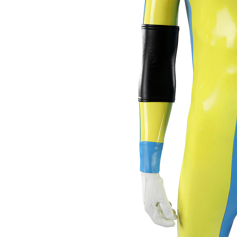 Dispatch Waterboy Cosplay Costume Yellow Leather Halloween Suit ACcosplay
