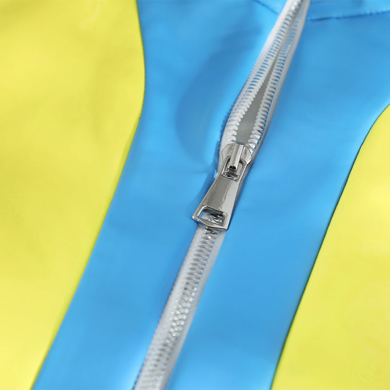 Dispatch Waterboy Cosplay Costume Yellow Leather Halloween Suit ACcosplay