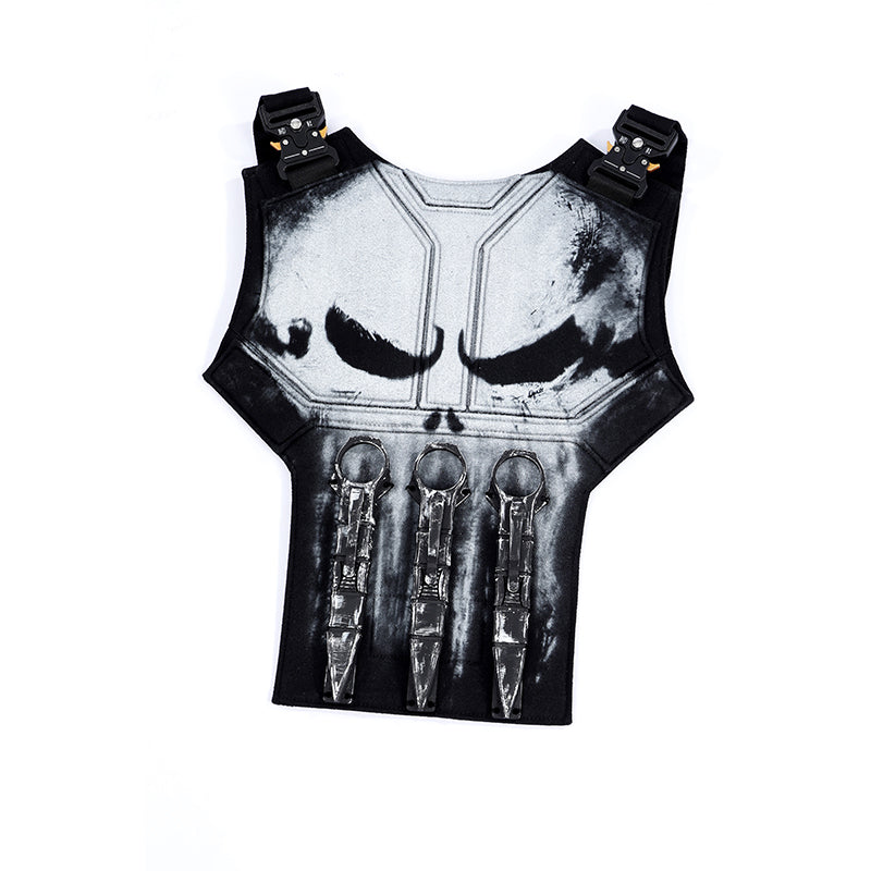 The Punisher Cosplay Costume Spiderman Brand New Day Halloween Outfit ACcosplay