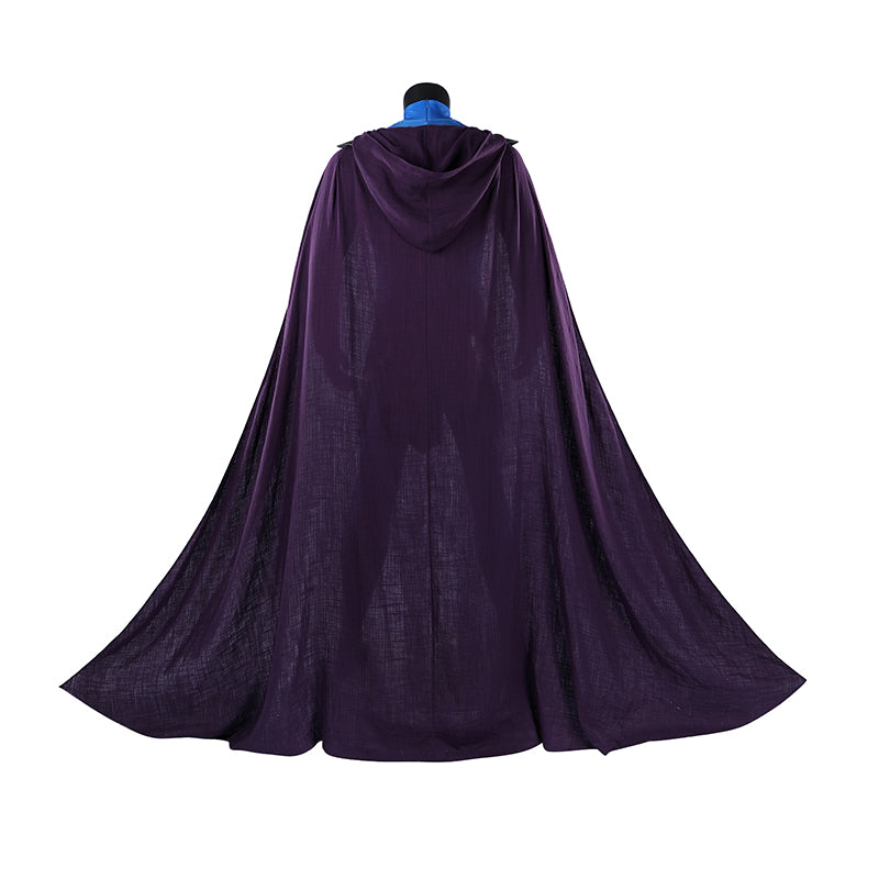 Masters of the Universe Skeletor Cosplay Costume Blue Jumpsuit With Cape ACcosplay