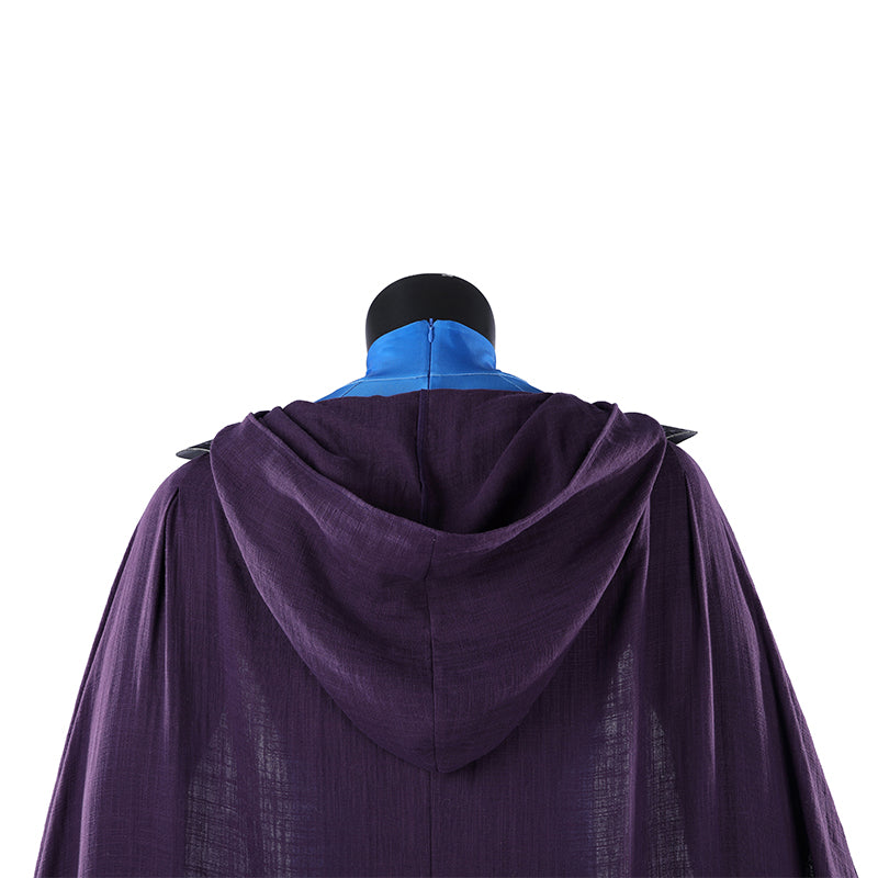 Masters of the Universe Skeletor Cosplay Costume Blue Jumpsuit With Cape ACcosplay