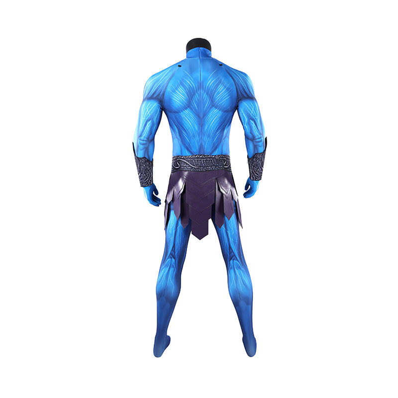 Masters of the Universe Skeletor Cosplay Costume Blue Jumpsuit With Cape ACcosplay