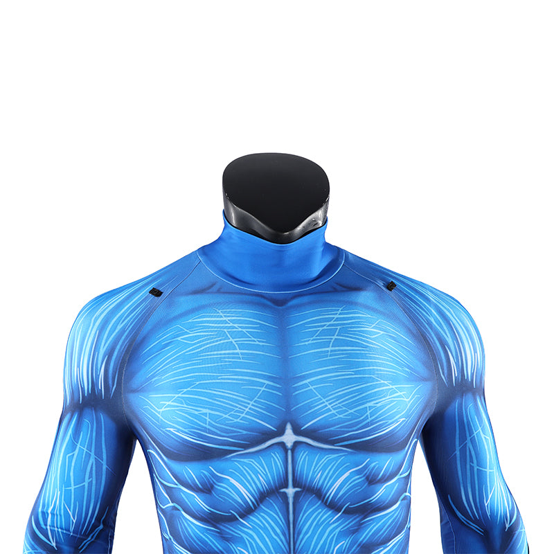 Masters of the Universe Skeletor Cosplay Costume Blue Jumpsuit With Cape ACcosplay
