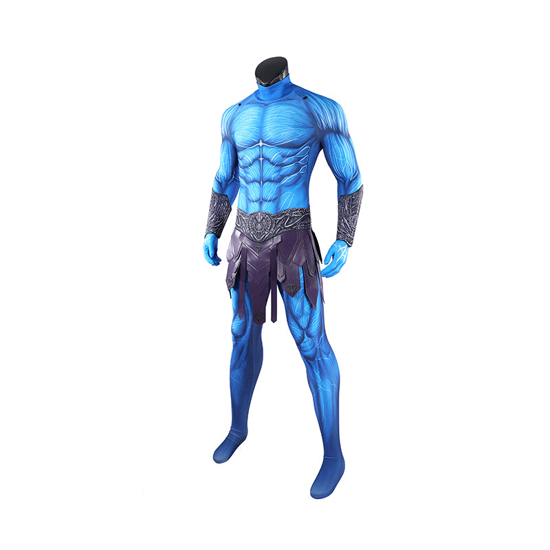 Masters of the Universe Skeletor Cosplay Costume Blue Jumpsuit With Cape ACcosplay