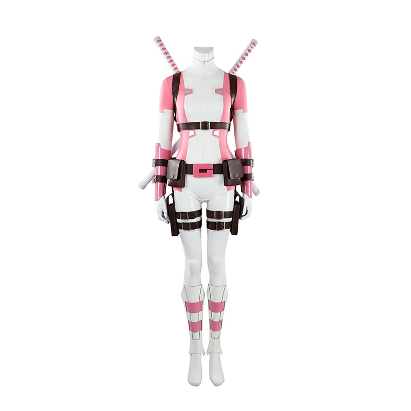 Gwenpool Cosplay Costume Gwen Stacy Halloween Woman Outfit ACcosplay