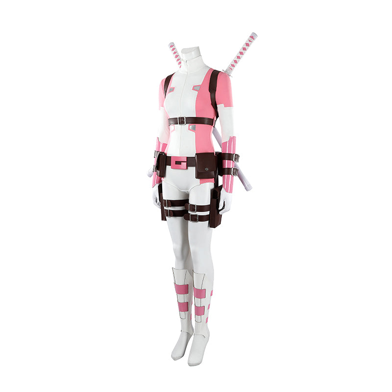 Gwenpool Cosplay Costume Gwen Stacy Halloween Woman Outfit ACcosplay