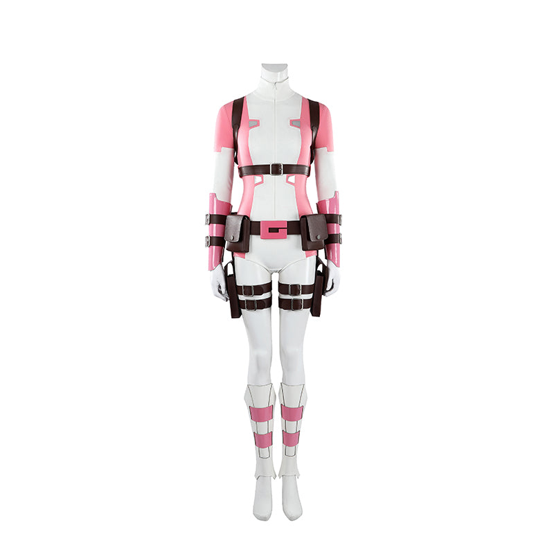 Gwenpool Cosplay Costume Gwen Stacy Halloween Woman Outfit ACcosplay