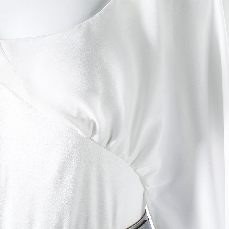 Leia Cosplay Star Wars A New Hope Leia Cosplay Costume White  Dress ACcosplay