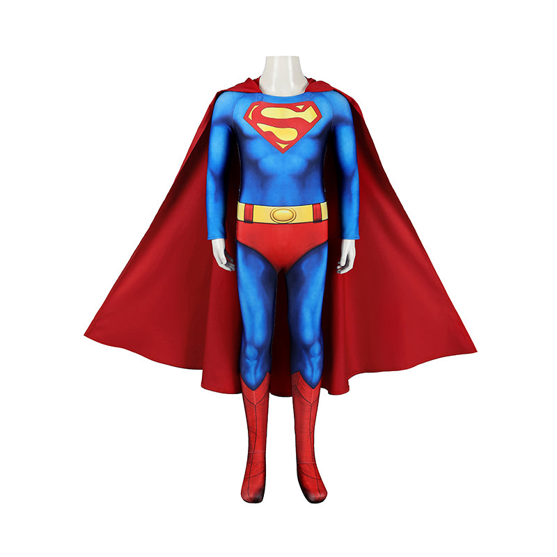 Kids Superman 1978 moive Christopher Reeve Clark Kent Cosplay Costume ACcosplay