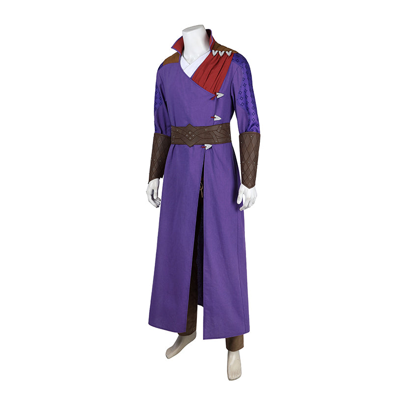 Baldur's Gate Gale·Dekarios Cosplay Costume Purple Halloween Outfit ACcosplay