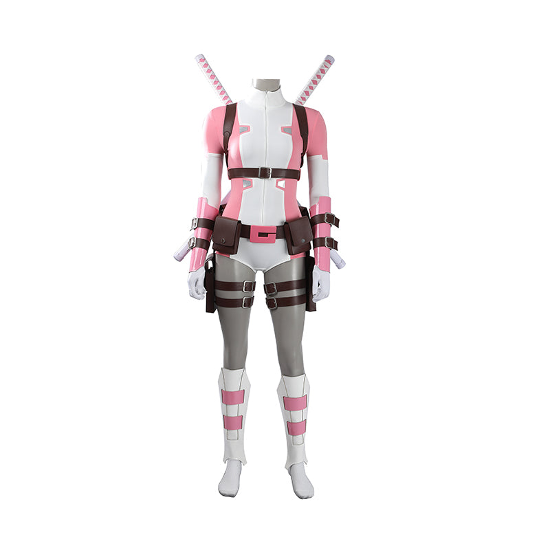 Gwenpool Cosplay Costume Gwen Stacy Halloween Woman Outfit ACcosplay