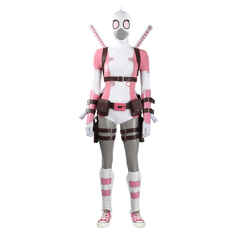 Gwenpool Cosplay Costume Gwen Stacy Halloween Woman Outfit ACcosplay