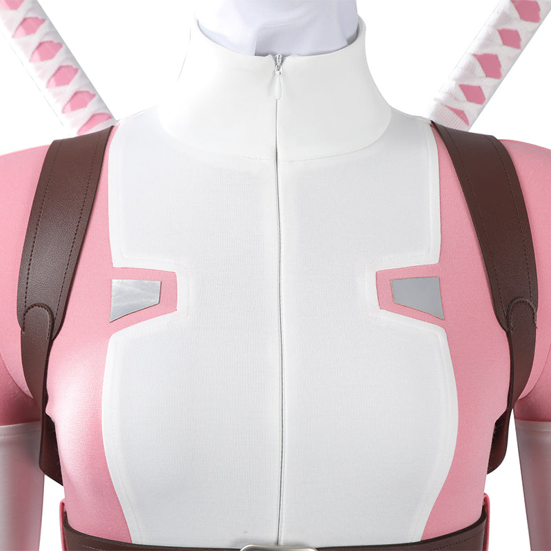 Gwenpool Cosplay Costume Gwen Stacy Halloween Woman Outfit ACcosplay