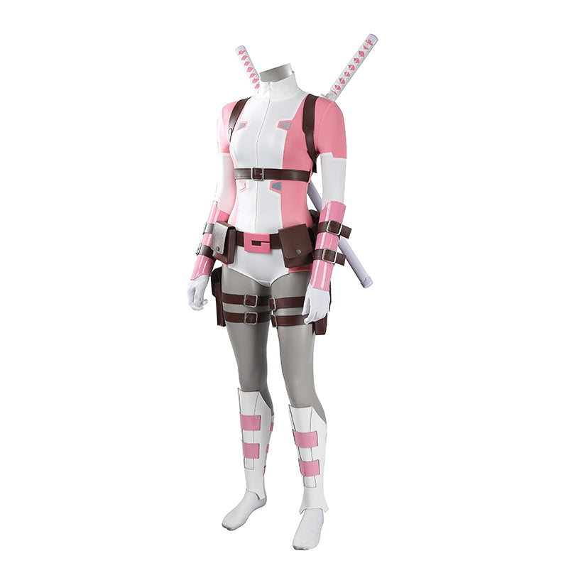 Gwenpool Cosplay Costume Gwen Stacy Halloween Woman Outfit ACcosplay