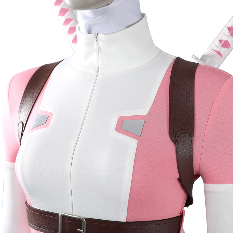 Gwenpool Cosplay Costume Gwen Stacy Halloween Woman Outfit ACcosplay