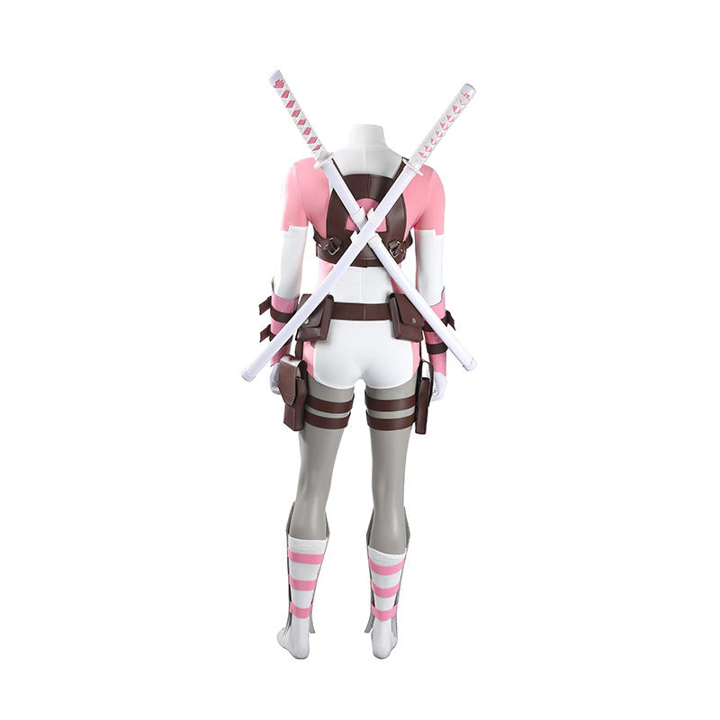 Gwenpool Cosplay Costume Gwen Stacy Halloween Woman Outfit ACcosplay