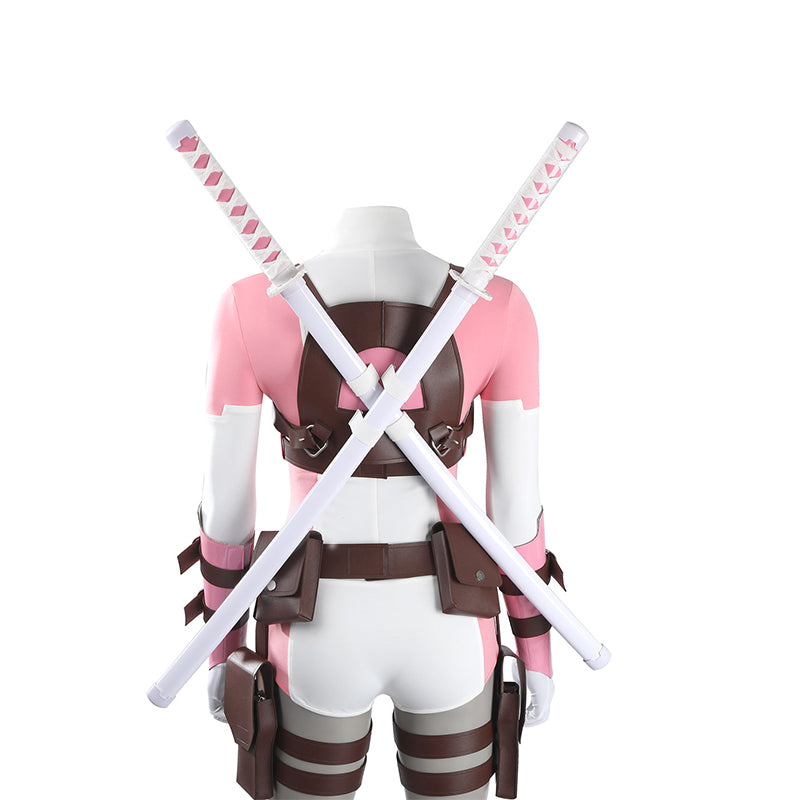 Gwenpool Cosplay Costume Gwen Stacy Halloween Woman Outfit ACcosplay