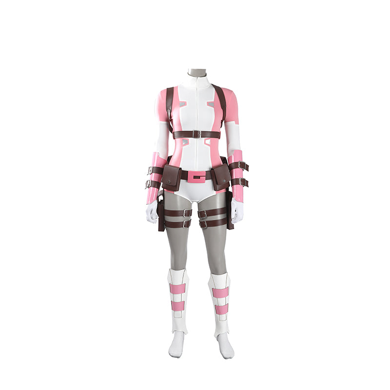Gwenpool Cosplay Costume Gwen Stacy Halloween Woman Outfit ACcosplay