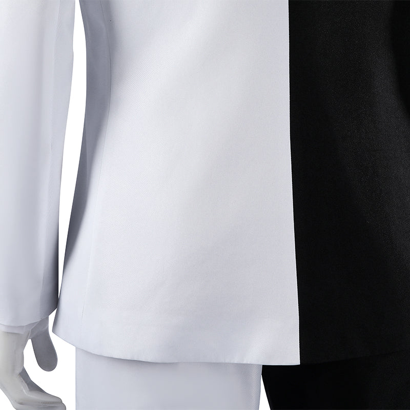 Absolute Two Face White and Black Cosplay Costume Men's Halloween Suit ACcosplay