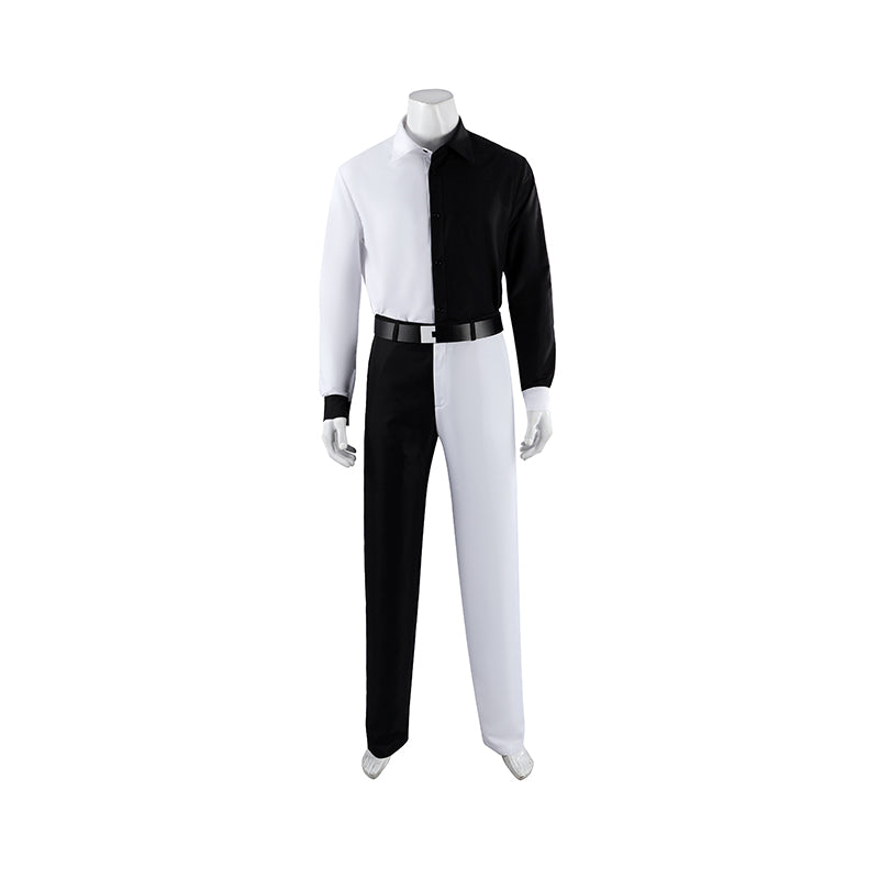 Absolute Two Face White and Black Cosplay Costume Men's Halloween Suit ACcosplay