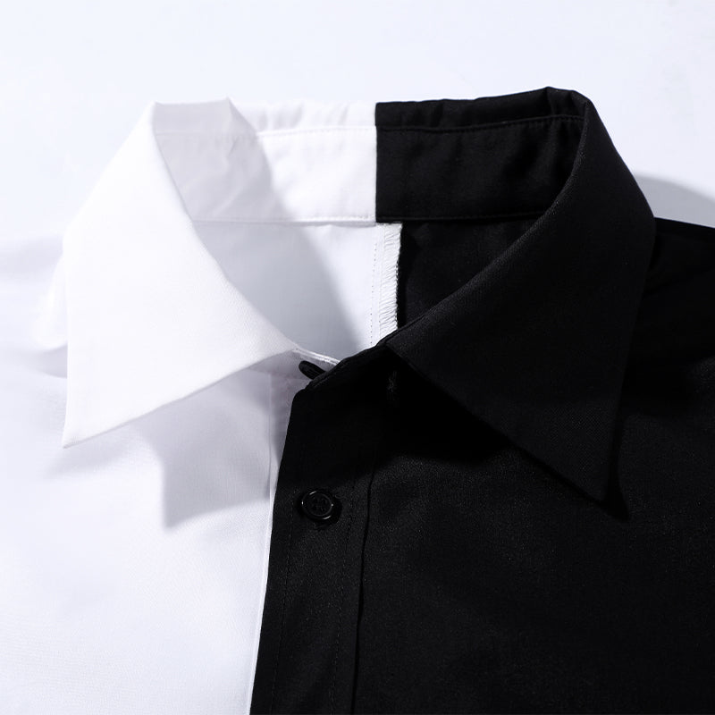 Absolute Two Face White and Black Cosplay Costume Men's Halloween Suit ACcosplay