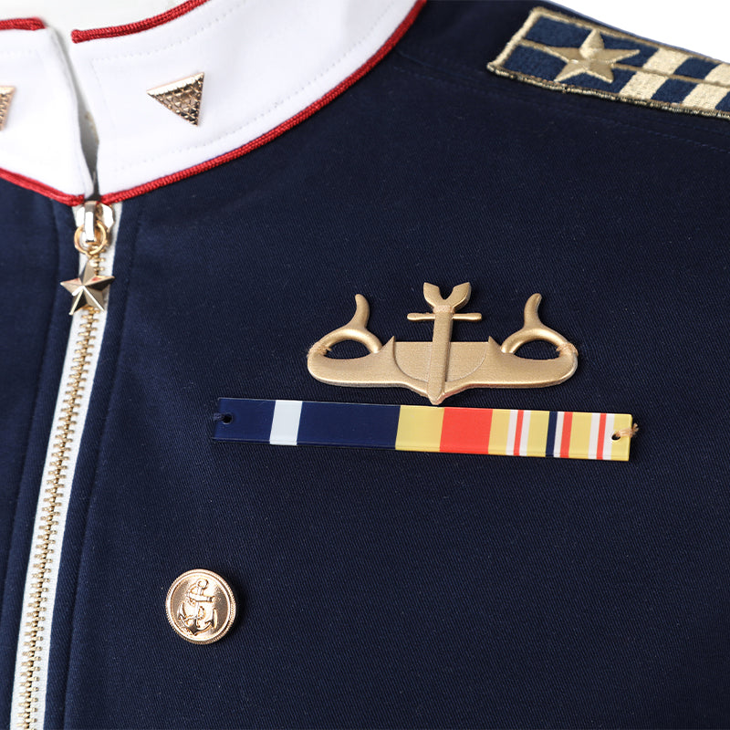 Vought Rsising Torpedo Cosplay Costume Blue Halloween Uniform ACcosplay