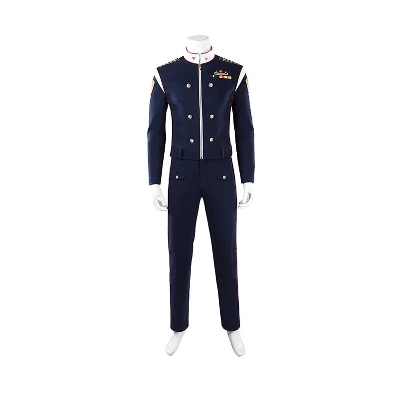 Vought Rsising Torpedo Cosplay Costume Blue Halloween Uniform ACcosplay