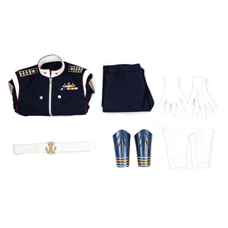 Vought Rsising Torpedo Cosplay Costume Blue Halloween Uniform ACcosplay