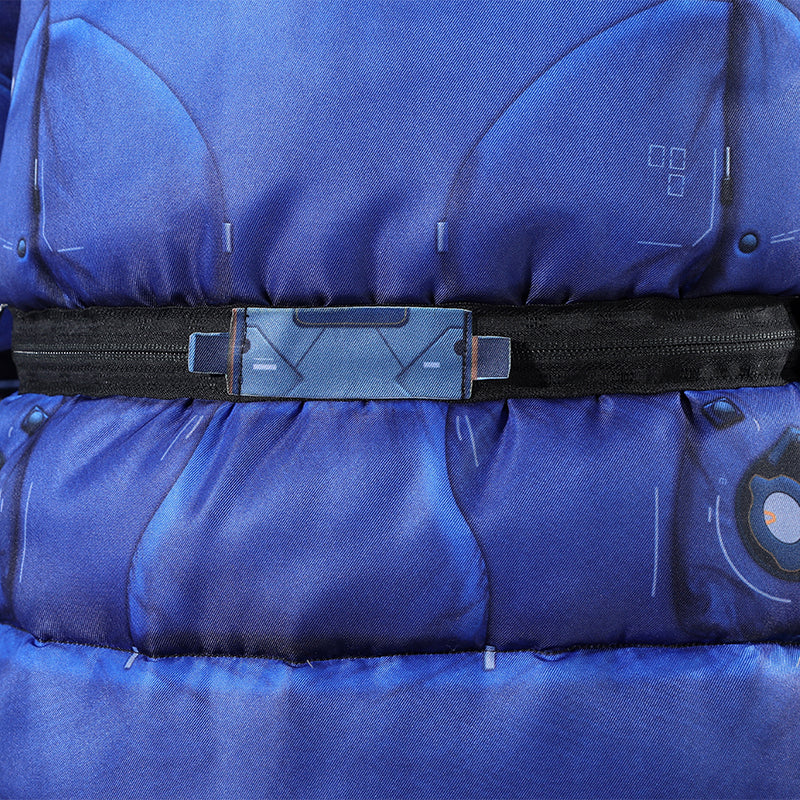 Kids Diana Cosplay Pragmata Diana Cosplay Costume Blue Cotton Jacket Suit ACcosplay