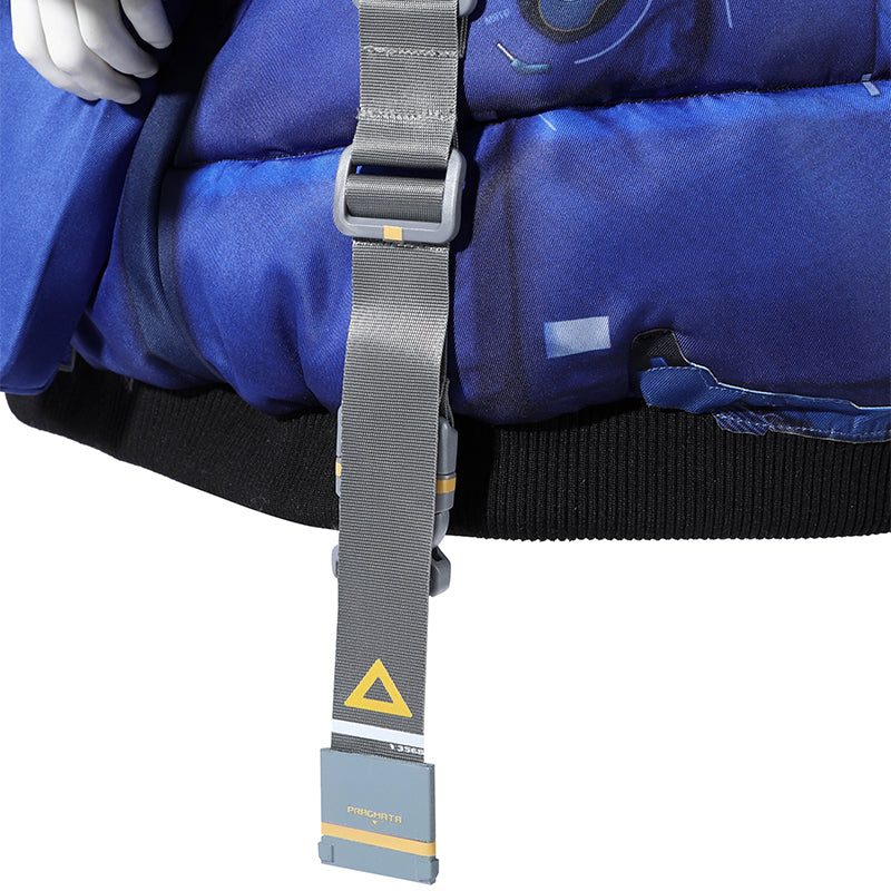 Kids Diana Cosplay Pragmata Diana Cosplay Costume Blue Cotton Jacket Suit ACcosplay