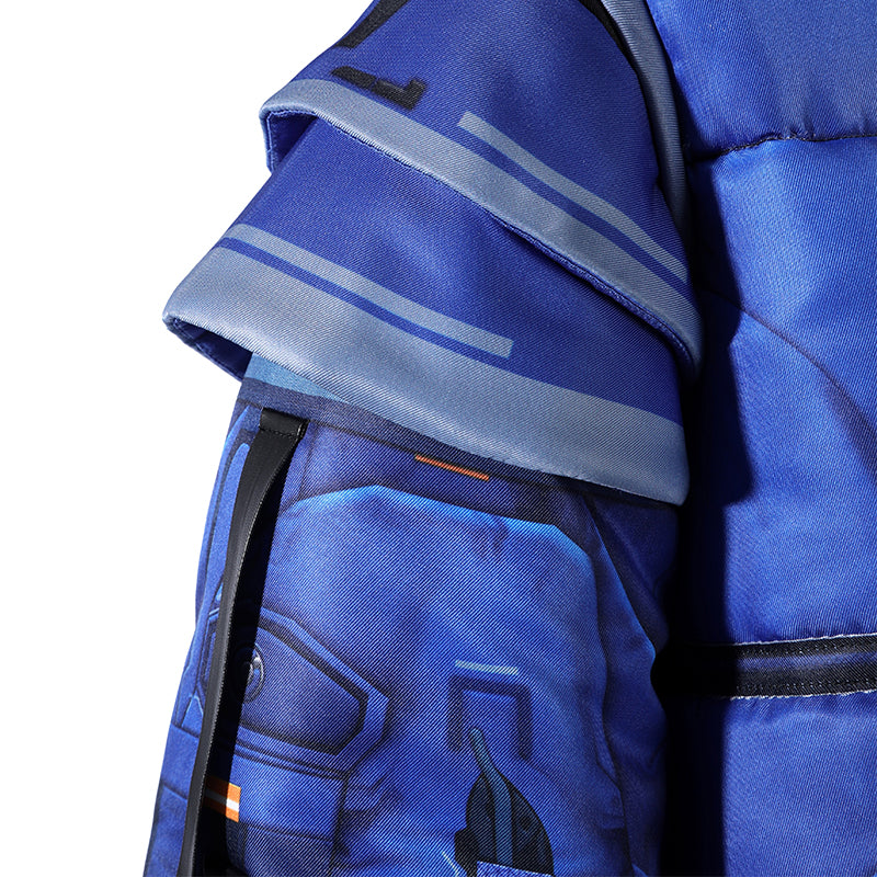 Kids Diana Cosplay Pragmata Diana Cosplay Costume Blue Cotton Jacket Suit ACcosplay