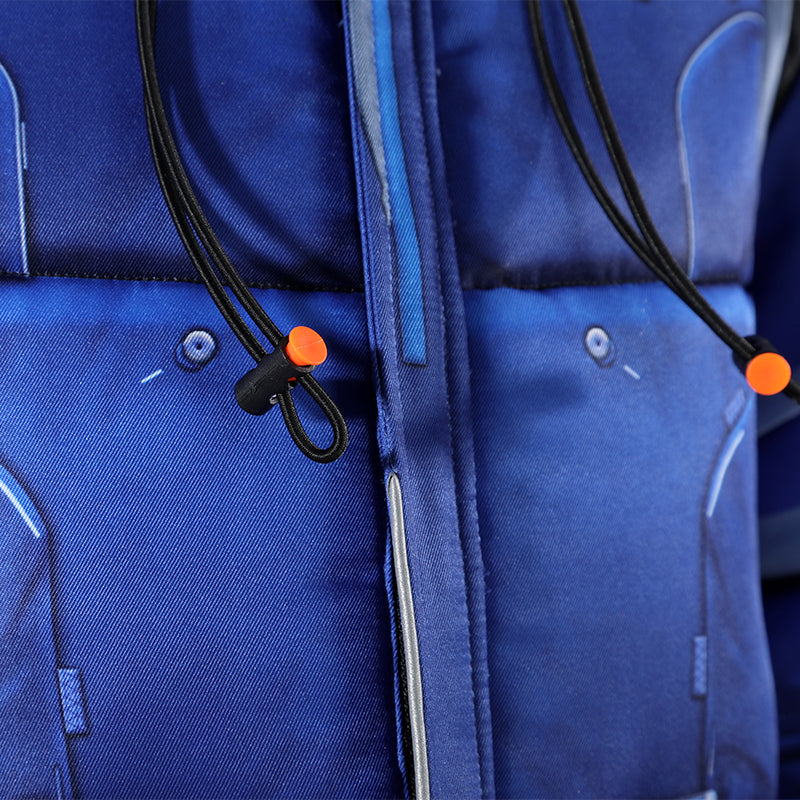 Kids Diana Cosplay Pragmata Diana Cosplay Costume Blue Cotton Jacket Suit ACcosplay