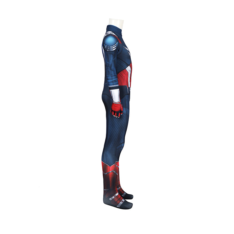 Kids Captain America Brave New World Sam Wilson Cosplay Costume Halloween Suit ACcosplay