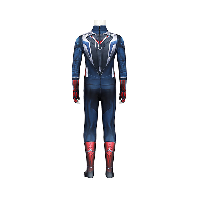 Kids Captain America Brave New World Sam Wilson Cosplay Costume Halloween Suit ACcosplay